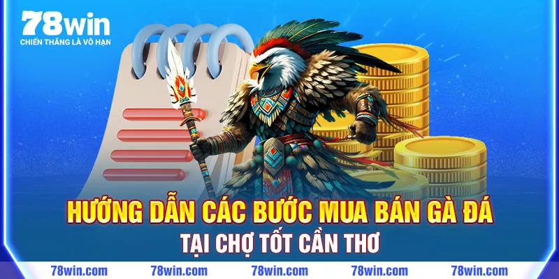 Hướng dẫn các bước mua bán gà đá tại chợ tốt Cần Thơ